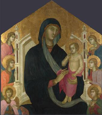 Madonna and Child  ca. 1310-1315  (Master of the Albertini) The National Gallery, London,   NG565